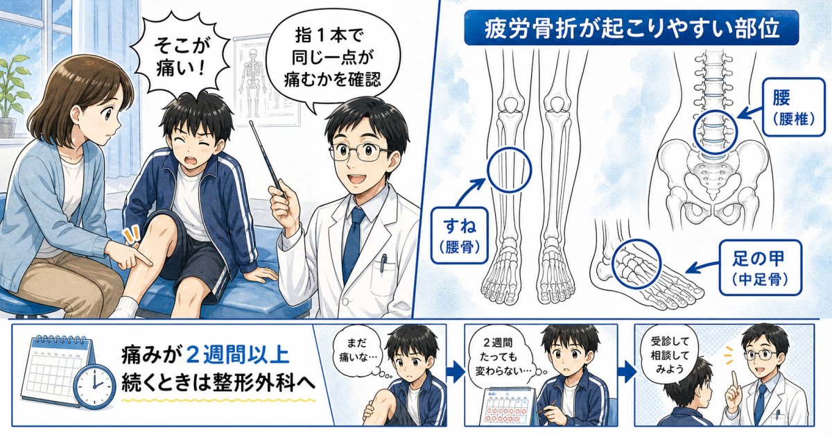 筋肉痛との違いを見極める3つのチェックポイント
