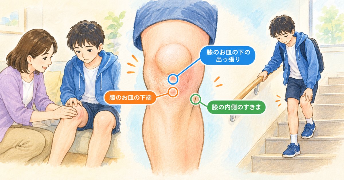 部活で膝が痛いときに練習を休むべきか判断したいサイン